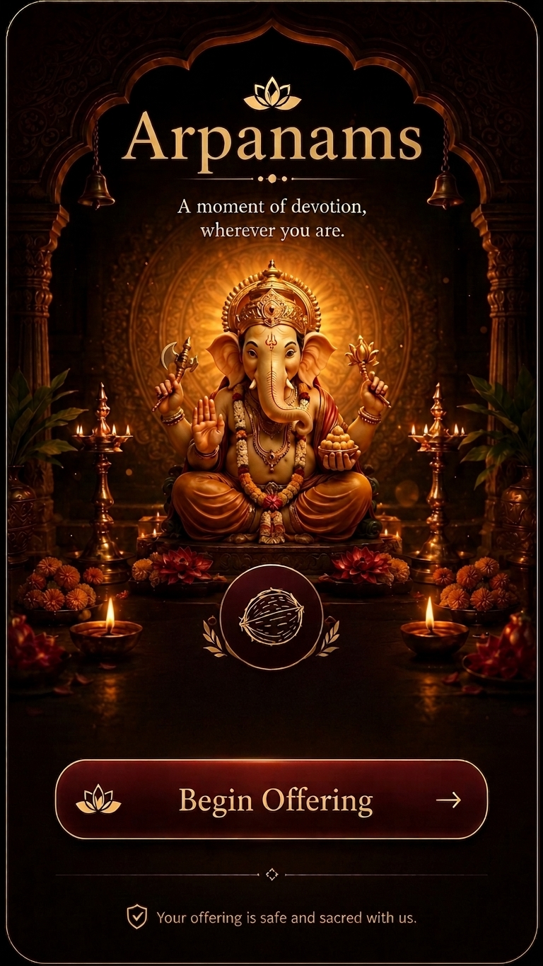 Arpanams — devotional Archana
